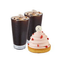 한스케익 벚꽃 몽블랑+ICE아메리카노2잔